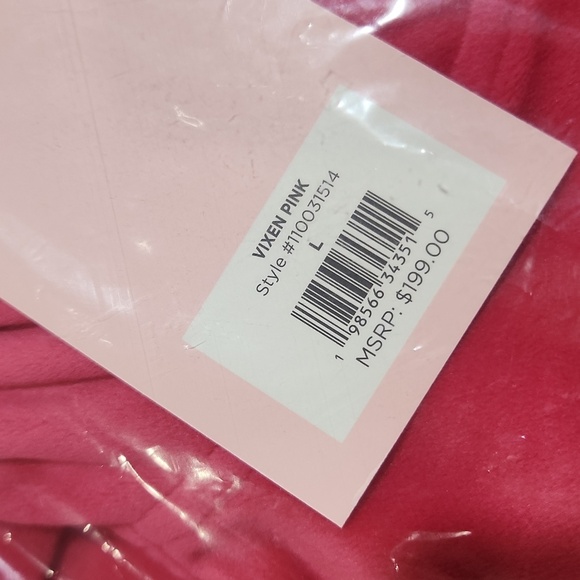 🔹️ Juicy Couture🔹️ 2 Pc  Vixen Pink Velour Zip-Up Sweats Joggers Set  Large 💗 - Picture 4 of 4